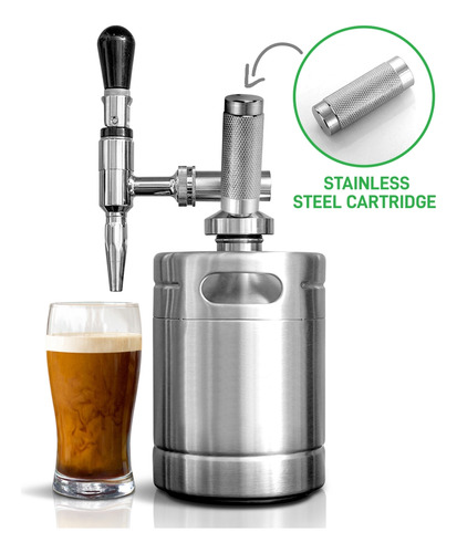 Dispensador De Cerveza De Acero Nutrichef Ncntrocb10