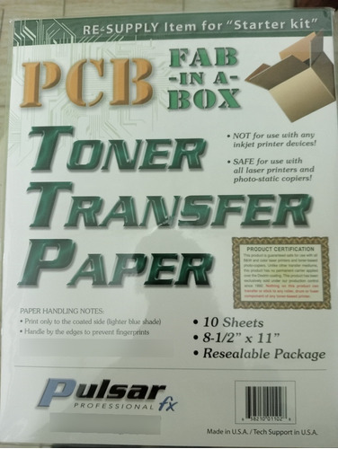 Papel Transfer Para Pcb