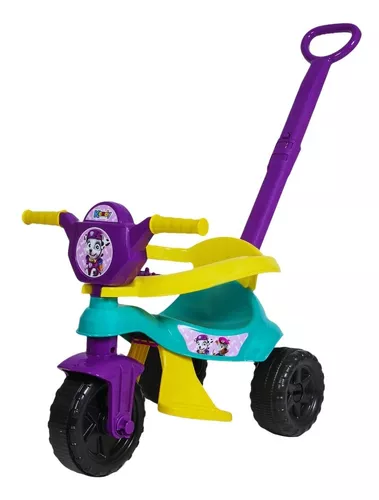 Motoca Triciclo Velobaby Passeio Com Pedal Para Menino