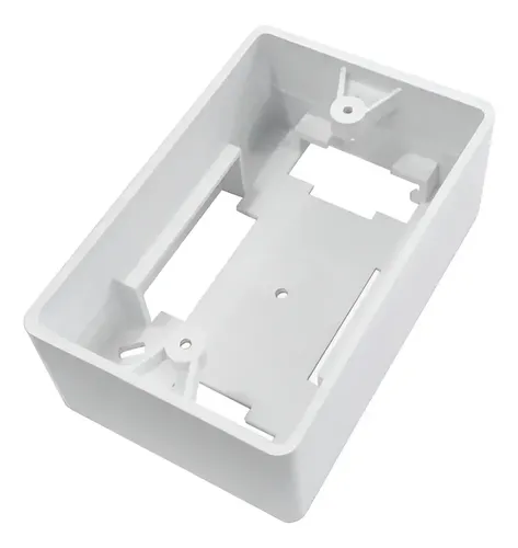 Caixa Modular De Sobrepor 4x2 Millenium Mectronic Branco | MercadoLivre