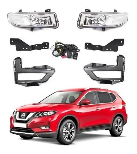 Kit Faros De Niebla Nissan X-trail 2017 - 2019 Alta Calidad