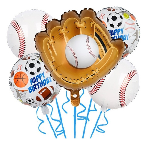 A Globos Deportivos De 8 Piezas, Estilo: Guante De Béisbol