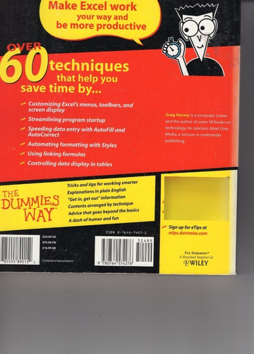 Excel Timesaving Techniques For Dummies