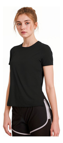 Playera Deportiva Licra Para Mujer, Transpirable