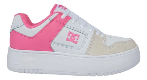 Tenis Skate Dc Shoes Manteca 4 Platform Blanco Original 