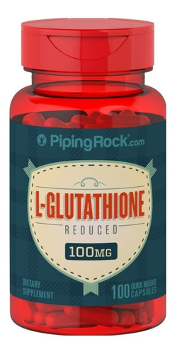 L-glutation L-glutathione 100mg Antioxidante Gsh 100caps Imp