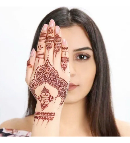 Henna Natural Tatuajes Temporales 5 Tubos Golecha A Escoger