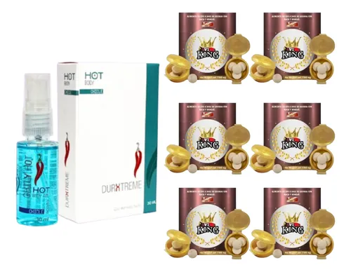 Potenciador Sexual Power King 24 Pastas Masculino