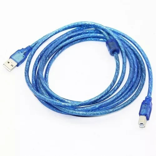 Cable Usb A/b 3m Mallado De Impresora Scanner Modem Filtro 