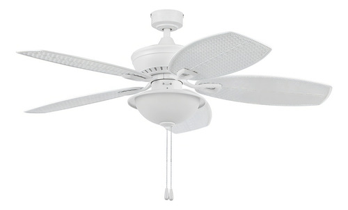 Ventilador De Techo Exterior C/luz Coolfan Huracán C/cadena Cantidad De Aspas 5 Estructura Blanco Aspas Chocolate Diámetro 52 Material De Las Aspas Plástico