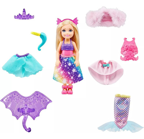 Barbie Dreamtopia Muñeca Set De Disfraces Chelsea