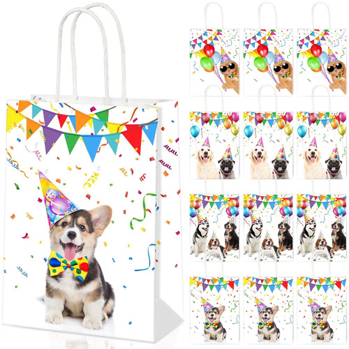 12 Bolsas De Golosinas Para Perros, Recuerdos De Fiesta De C