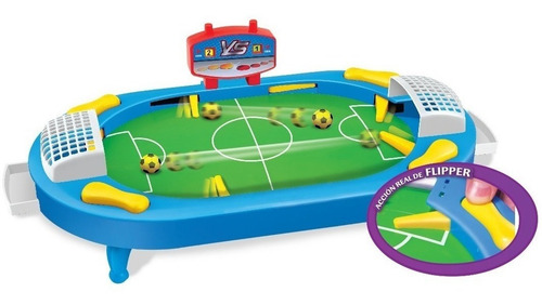 Juego Mesa Futbol Flipper Gol Original Toy Cod 6150 Bigshop