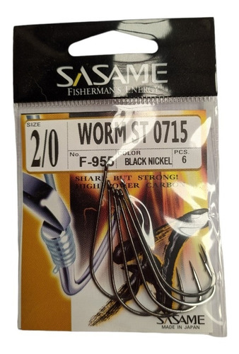 Anzuelos Sasame Worm Pejerrey Variada N 2/0