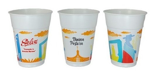 Vasos Plásticos Desechables Selva V10 Divina Pastora (20x50)