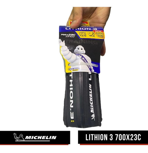 Pneu Speed Michelin Lithion 3 Training 700x23c 23-622