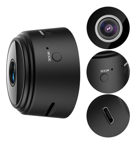 Cámara De Seguridad Mini Con Resolución 1080p Camara Espia
