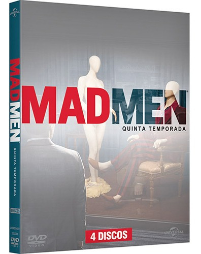 Dvd Box Mad Men 5ª Temporada 4 Discos