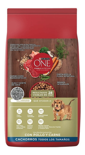 Imagen 3 de 6 de Purina One Perros Cachorros 6kg