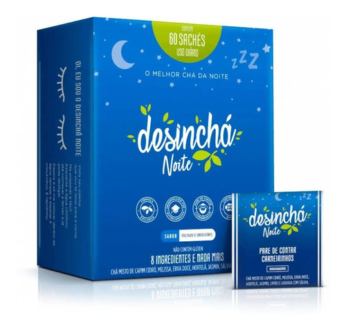 Chá Desinchá 60 Sachês Noite Original
