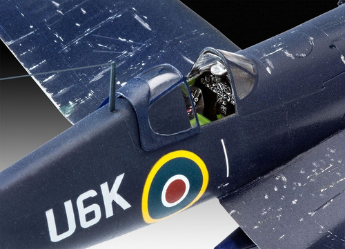 Imagem 4 de 7 de Plastimodelismo Revell Caça F4u-1b Corsair Royal Navy 1/72