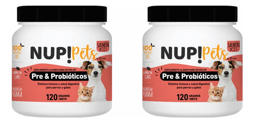 Duo Nup!pets Pre&probióticos (salmón)