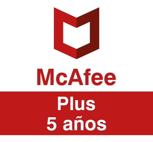 [oferta] Mcafee Plus Antivirus - 5 Años X 1 Pc / Mac
