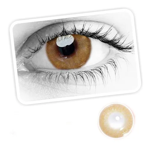 ¡ Lentes De Contacto Cosméticos Gold Destellos !!
