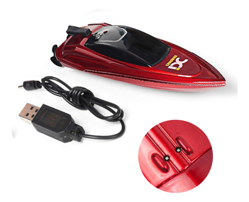 Mini Bote Rc Boat De Alta Velocidad De 2.4 G