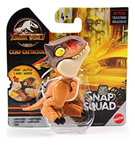 Jurassic World Camp Cretácico Snap Squad Carnotaurus Toro F
