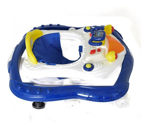 Andadera Para Bebe Caminadora Nave Espacial Melodias Color Azul