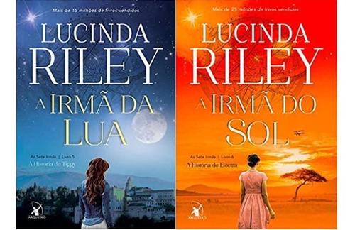 Kit 2 Livros Lucinda Riley Irma Da Lua + Irma Do Sol