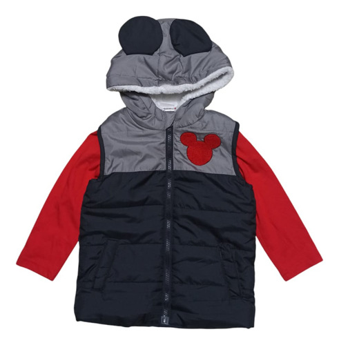 Chaleco Mickey Mouse + Playera Infantil Gymv601