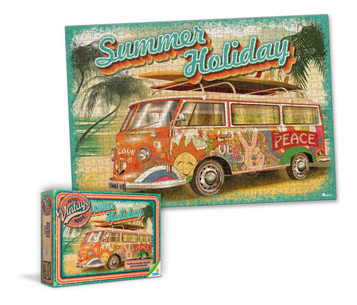 Puzzle De 1000 Pzas Vintage Kombi - Toy Store