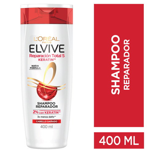 Shampoo RT5 Keratin Elvive Loreal Paris 400 ml