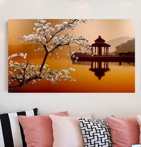 Cuadros Modernos Paisajes Buda Feng Shui Zen Oriental 40x60