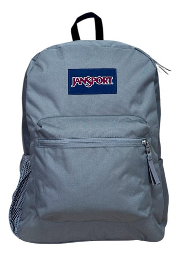 Mochila Jansport Cross Town Gris Liso