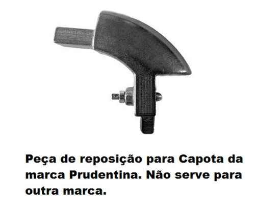 Imagem 1 de 3 de Cantoneira Track Alumínio Kit C/ 2 Peças Capotas Prudentina