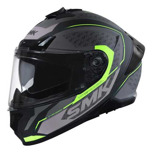 Imagen 1 de 5 de Casco Moto Integral Smk Typhoon Rd1 Doble Visor