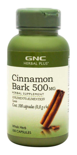 Gnc Herbal Plus Canela 500 Mg