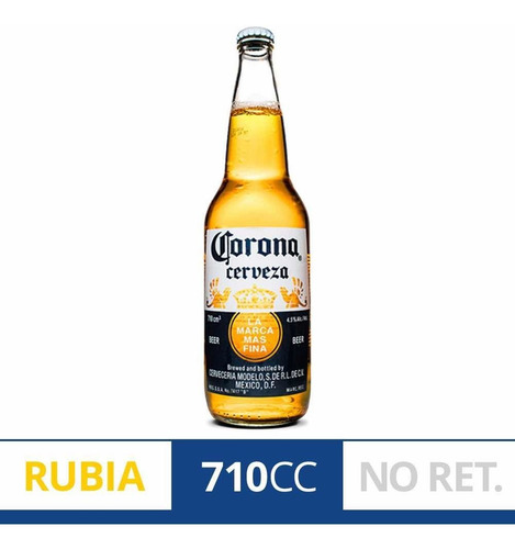 Corona Cerveza Porron Vidrio 710 Ml Jgdistribuidorabebidas