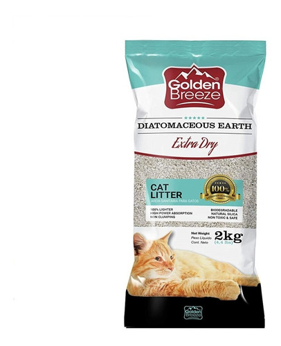 Piedras Sanitarias Extra Dry Fina Golden Breeze  X 2 Kg