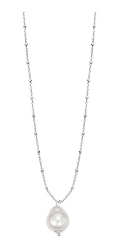 Collar Lp3407-1/1 Lotus Silver Mujer Pearls
