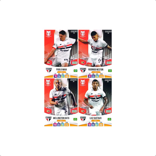 Cards Brasileirão Adrenalyn 2024 - Times Completos Jogadores Personagem São Paulo