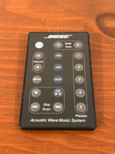 Control Remoto Bosé Para Acoustic Wave Music System