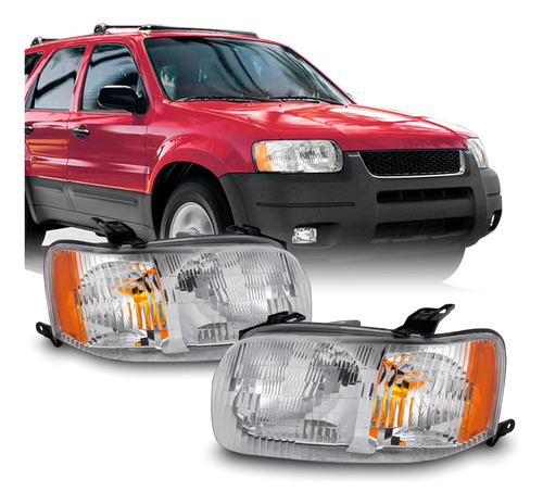 Akkon - Para 2001 2002 2003 2004 Ford Escape Oe Estilo Cromo