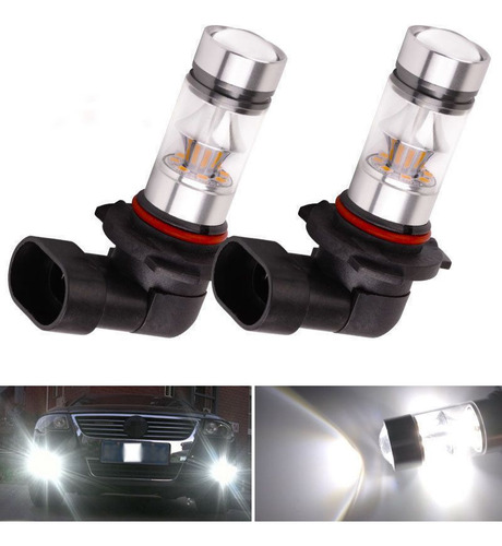 2 Luces Antiniebla Para Proyector Led 9005 Hb3, 6000 K, 100.