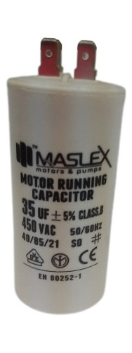 Capacitor De Marcha 35 Mfd 450 Vac Maslex  Bomba De Agua