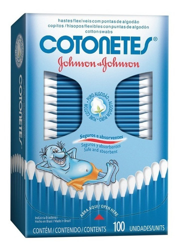 Hisopos Flexibles Cotonetes® Johnson & Johnson X 100 Un.