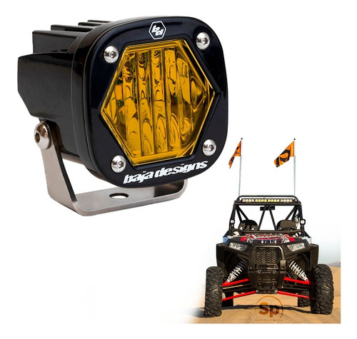 Imagen 1 de 3 de Faro Dually Baja Designs S1 Ambar Antiniebla Luz Para Polvo